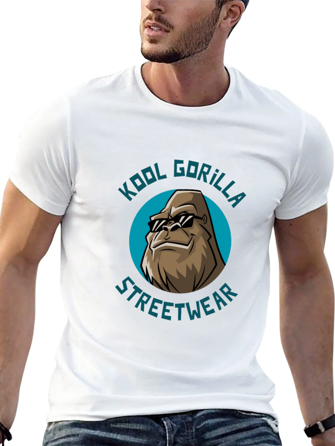 Cool Gorilla Streetwear Graphic T-Shirt