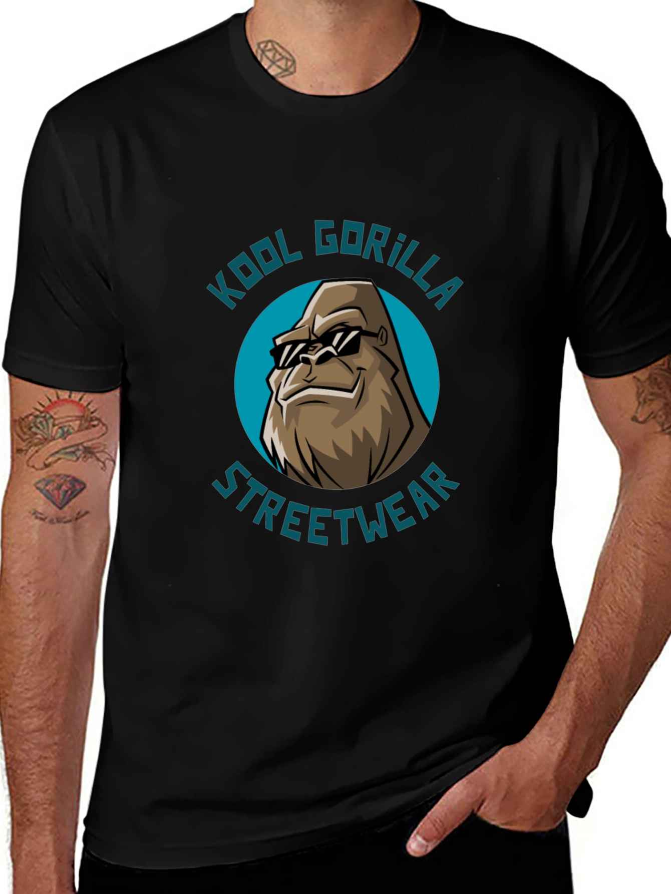Cool Gorilla Streetwear Graphic T-Shirt