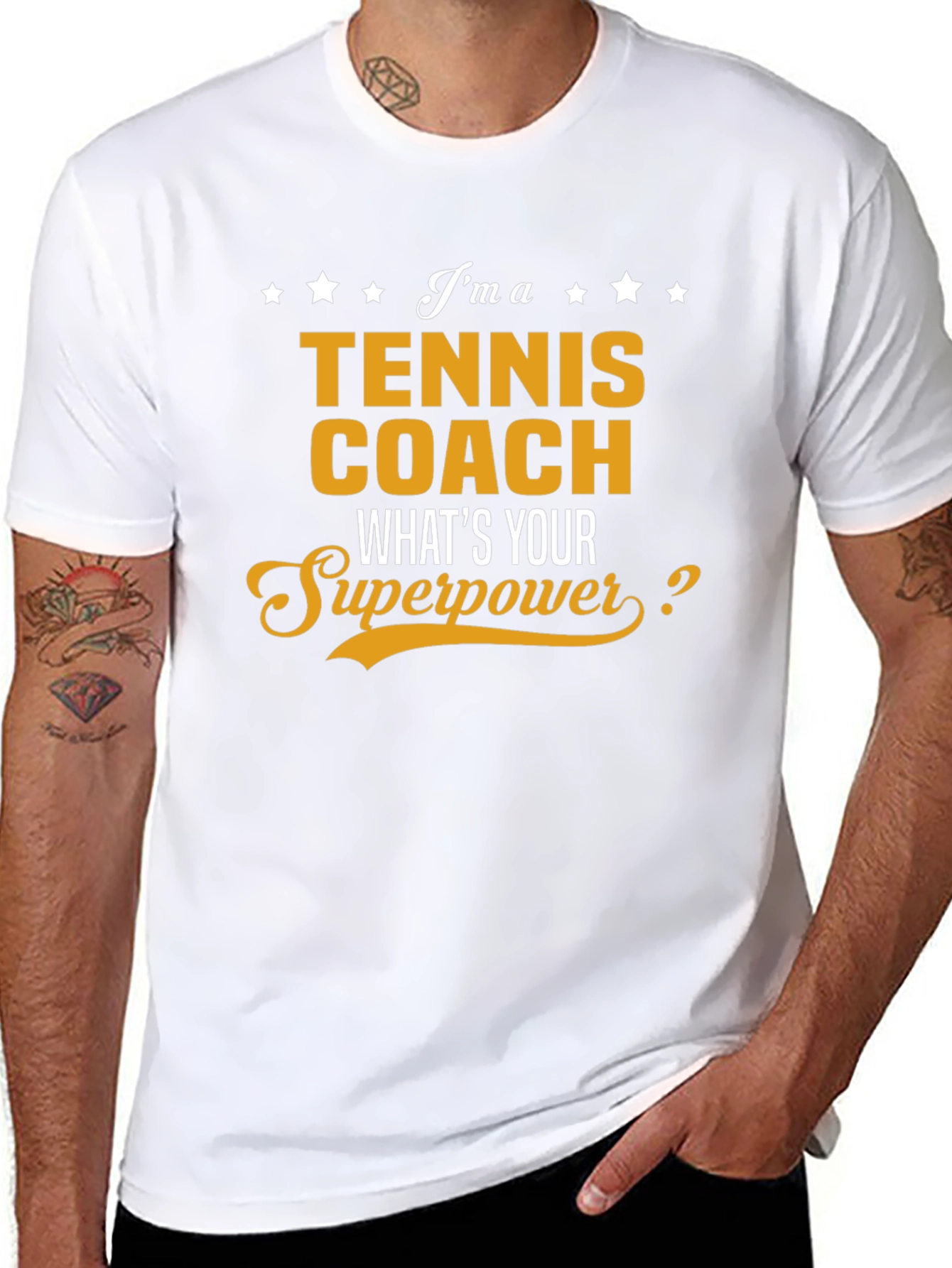Tennis Coach Superpower T-Shirt