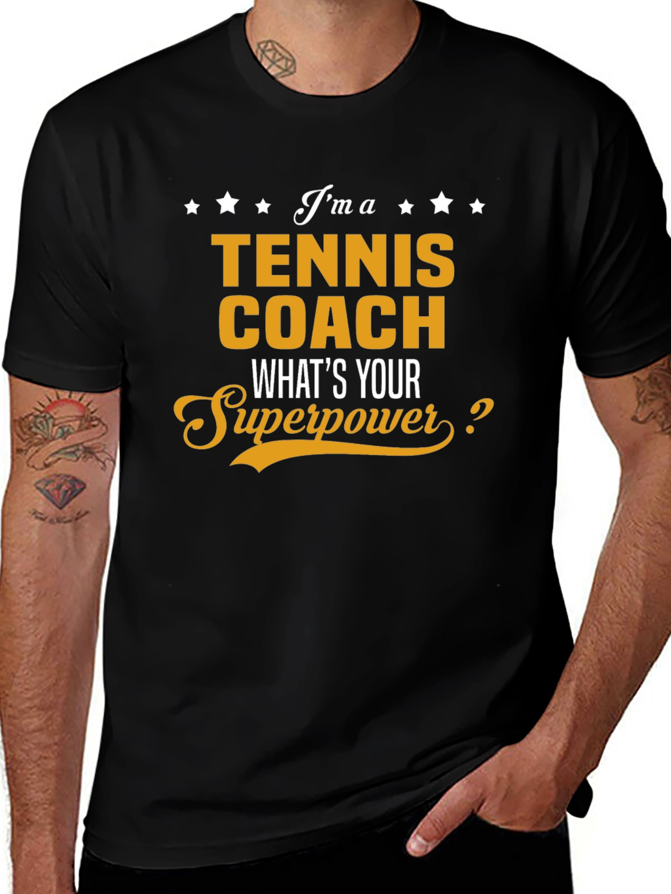 Tennis Coach Superpower T-Shirt