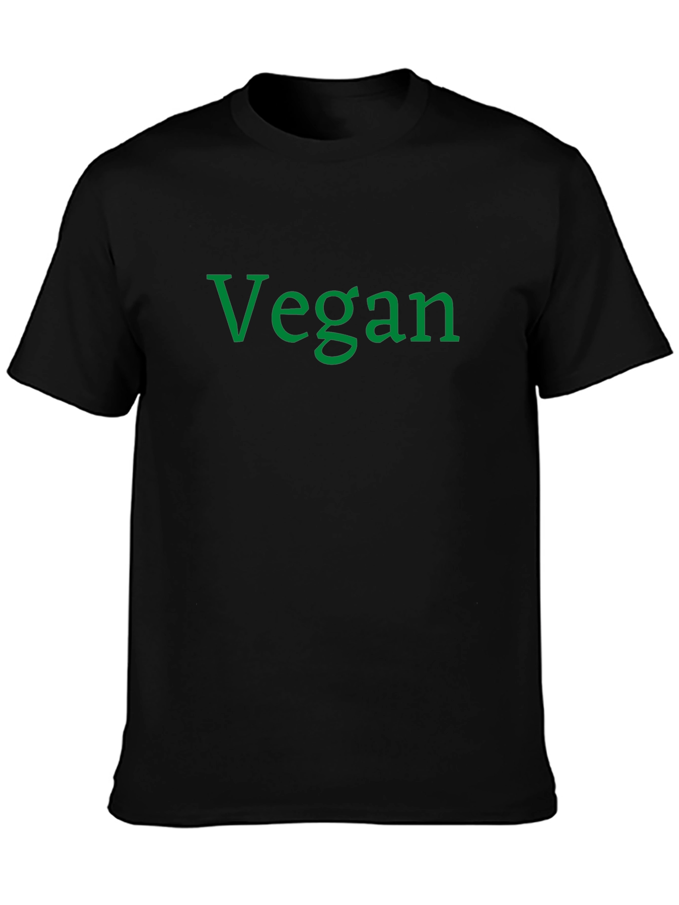 Vegan Statement T-Shirt - Unisex Black Tee