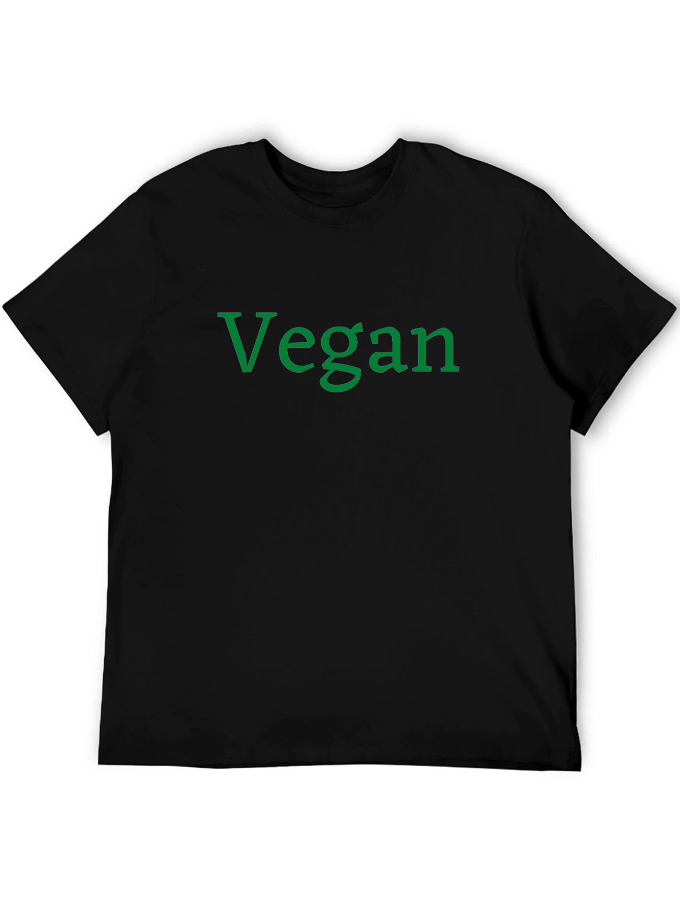 Vegan Statement T-Shirt - Unisex Black Tee