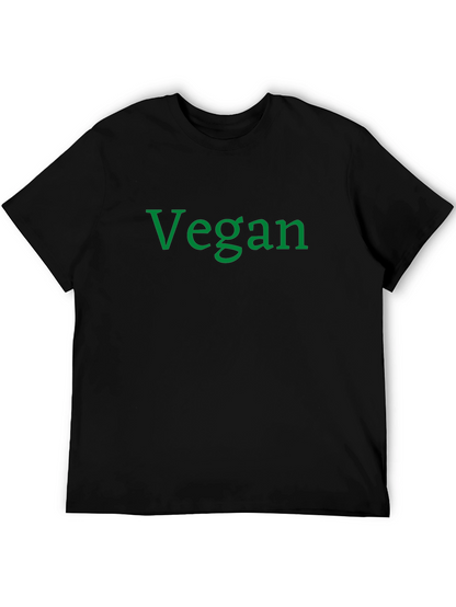 Vegan Statement T-Shirt - Unisex Black Tee