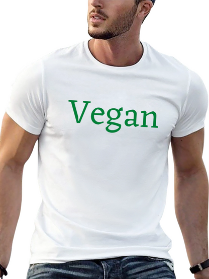 Vegan Statement T-Shirt - Unisex Black Tee