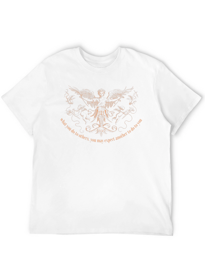 Graphic Print Crew Neck T-Shirt
