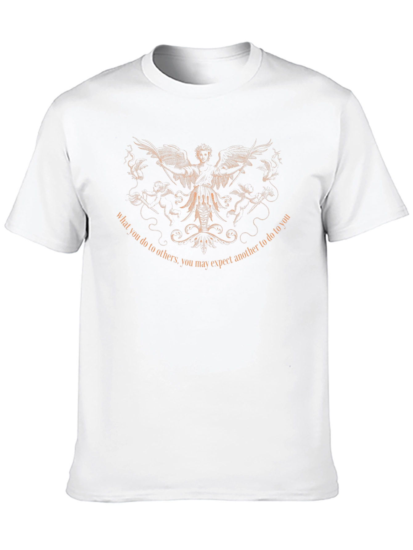 Graphic Print Crew Neck T-Shirt