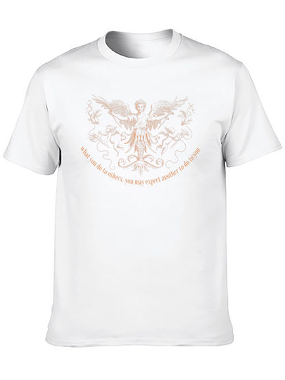 Graphic Print Crew Neck T-Shirt