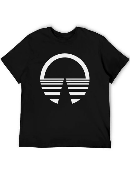 Retro Graphic Tee - Black Casual Shirt
