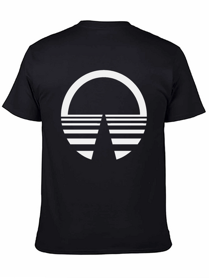 Retro Graphic Tee - Black Casual Shirt
