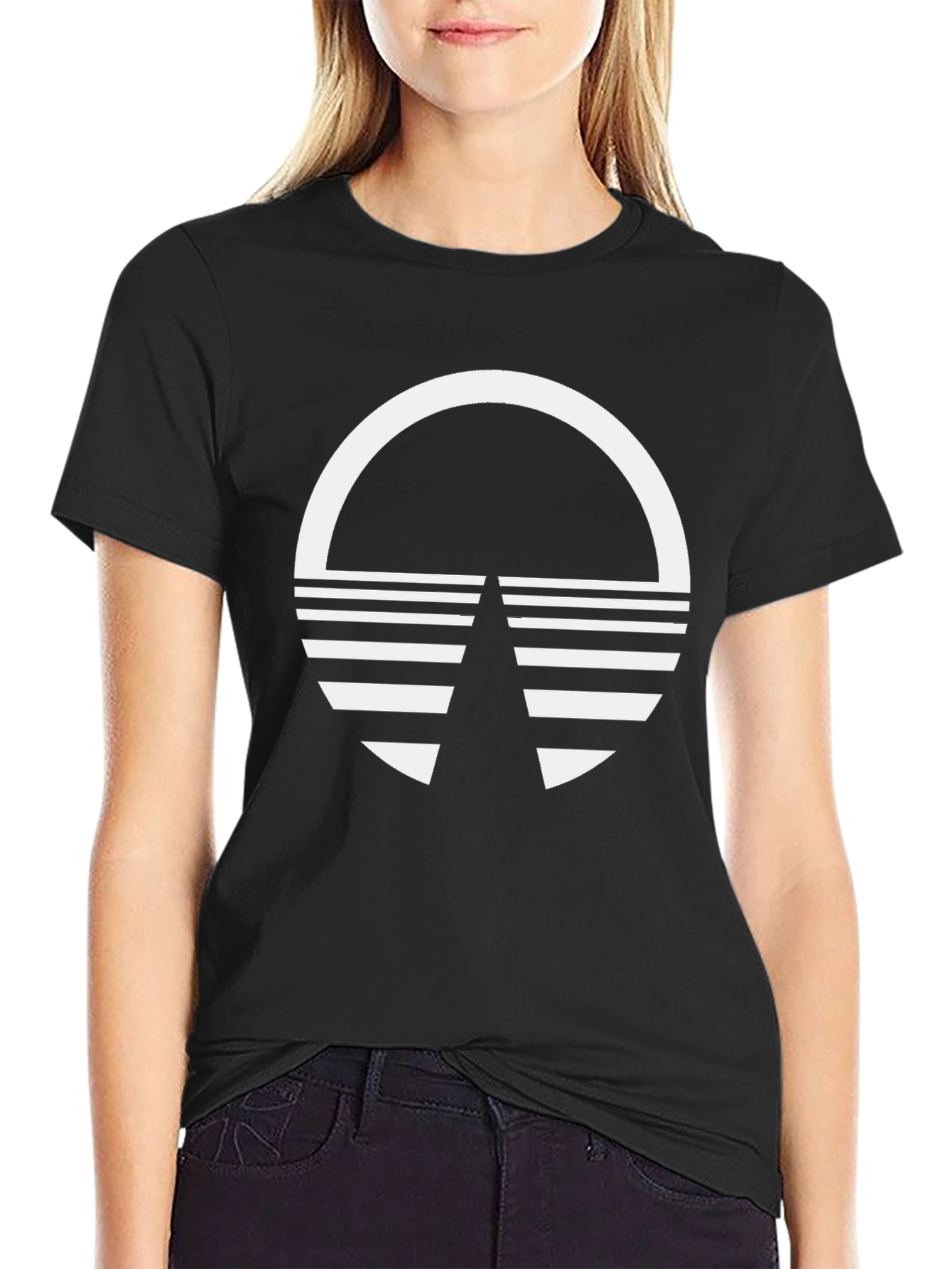 Retro Graphic Tee - Black Casual Shirt