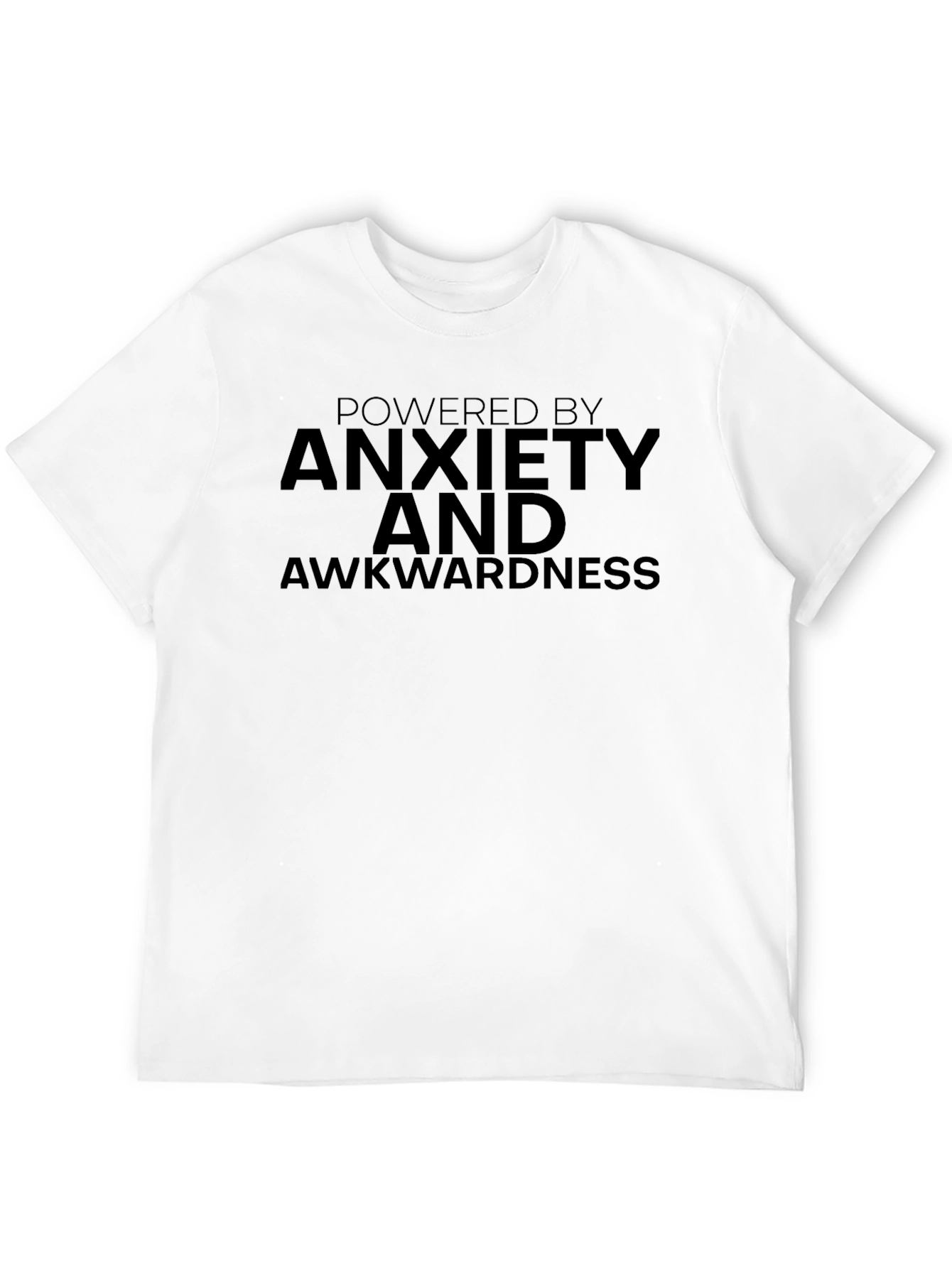 Anxiety & Awkwardness Graphic Tee - Funny Slogan Shirt