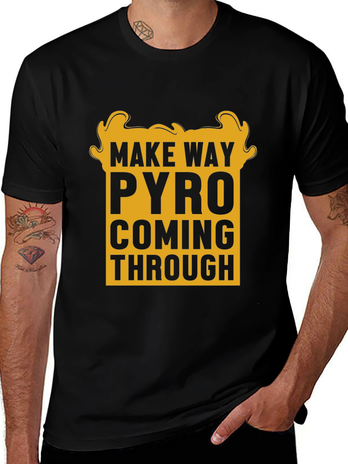 Make Way Pyro T-Shirt - Bold Graphic Tee