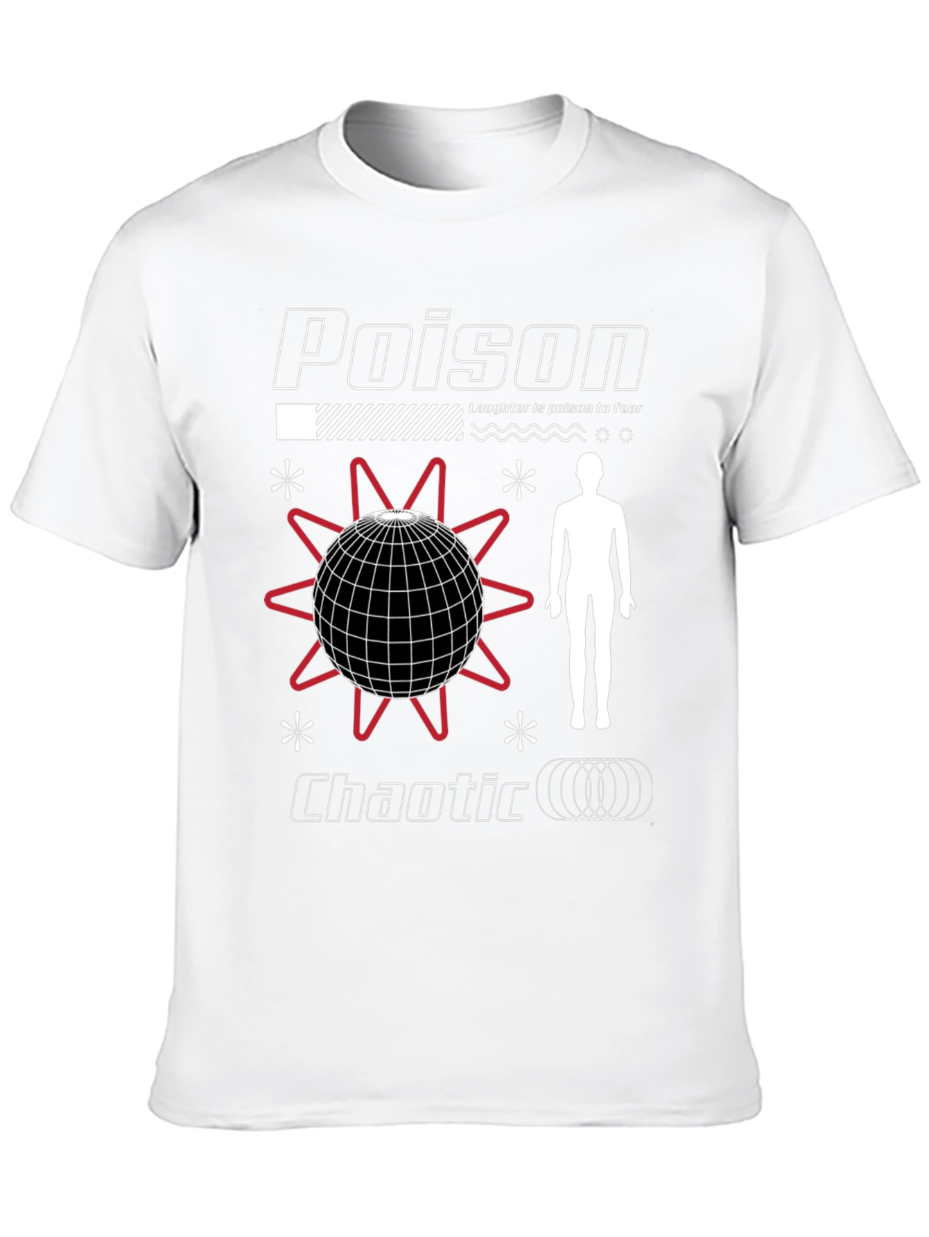 Poison Chaotic Graphic Tee - Edgy Streetwear