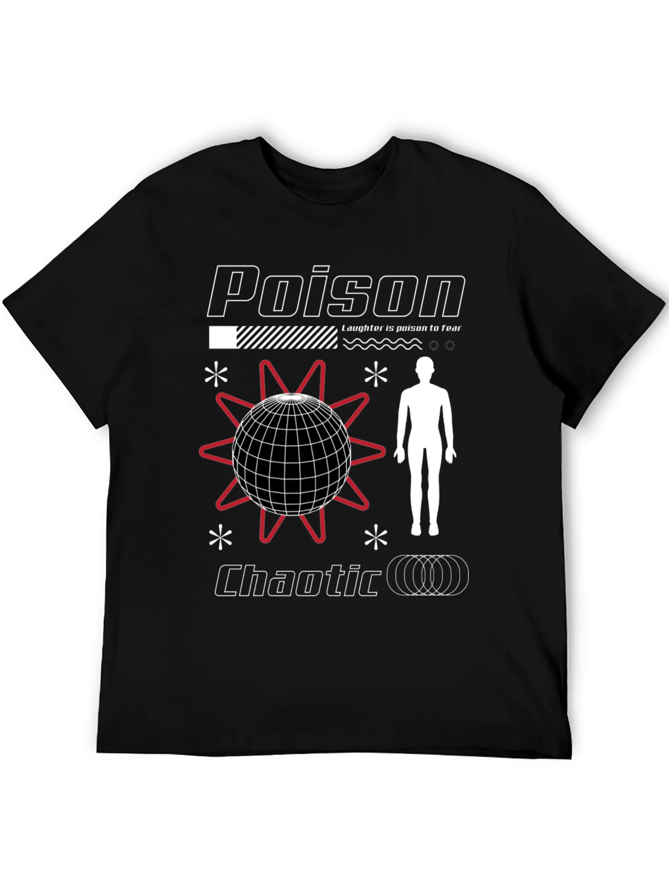 Poison Chaotic Graphic Tee - Edgy Streetwear