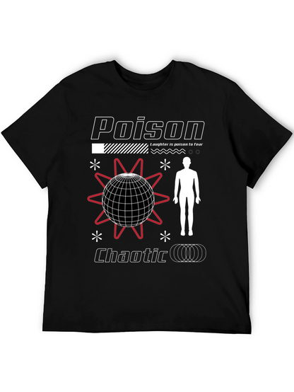 Poison Chaotic Graphic Tee - Edgy Streetwear
