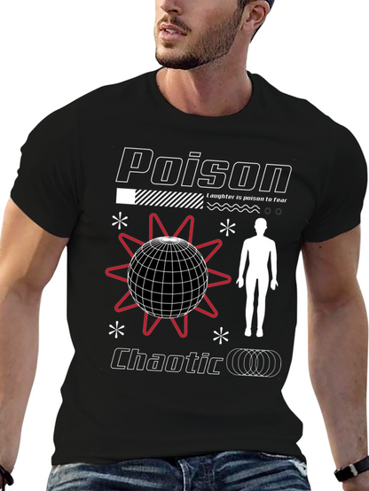 Poison Chaotic Graphic Tee - Edgy Streetwear