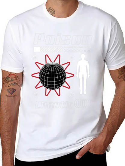 Poison Chaotic Graphic Tee - Edgy Streetwear