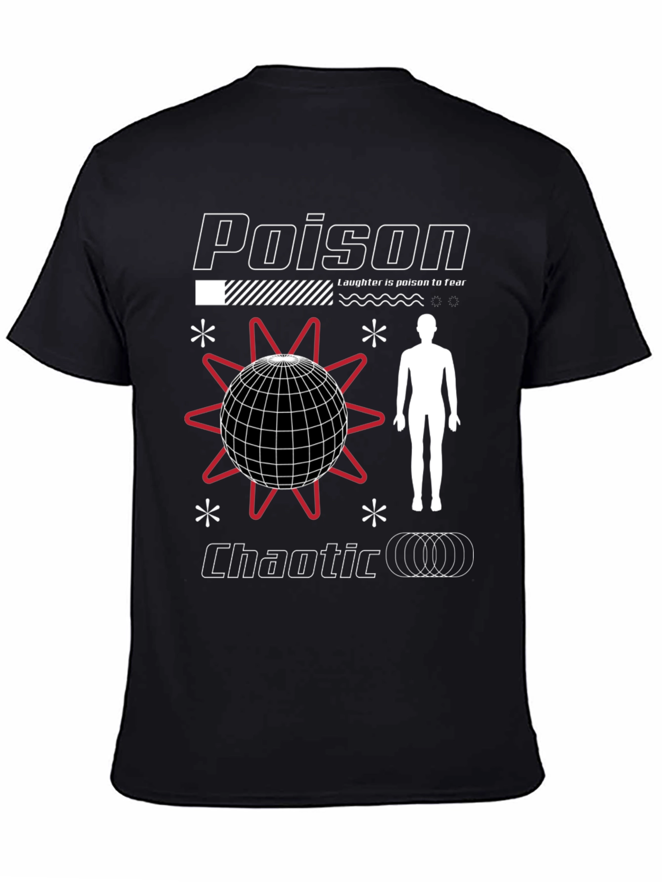 Poison Chaotic Graphic Tee - Edgy Streetwear