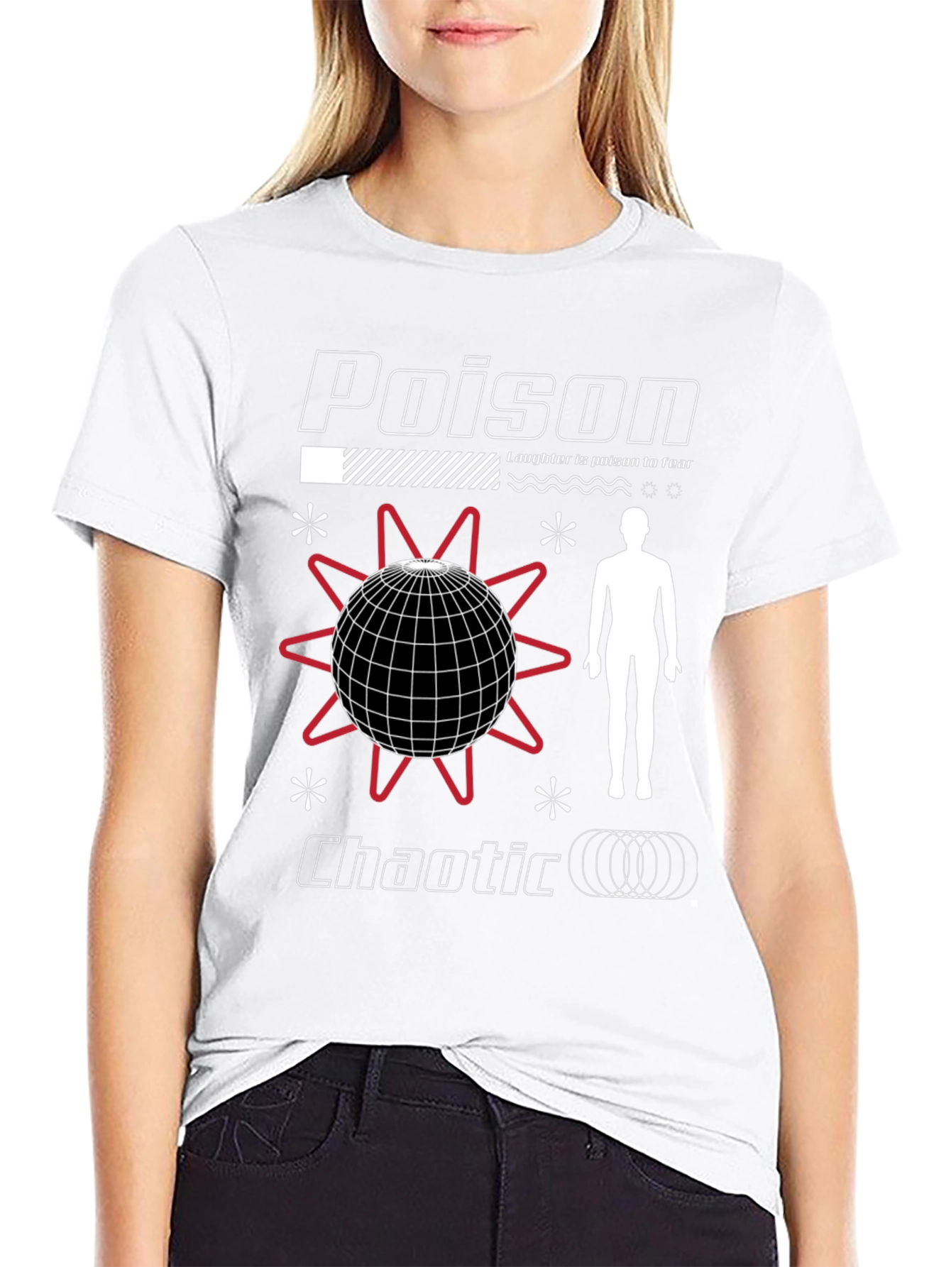 Poison Chaotic Graphic Tee - Edgy Streetwear