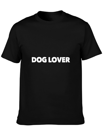 Dog Lover Black Graphic Tee