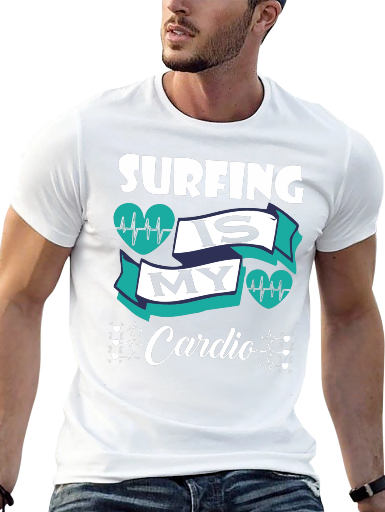 Surfing Is My Cardio T-Shirt