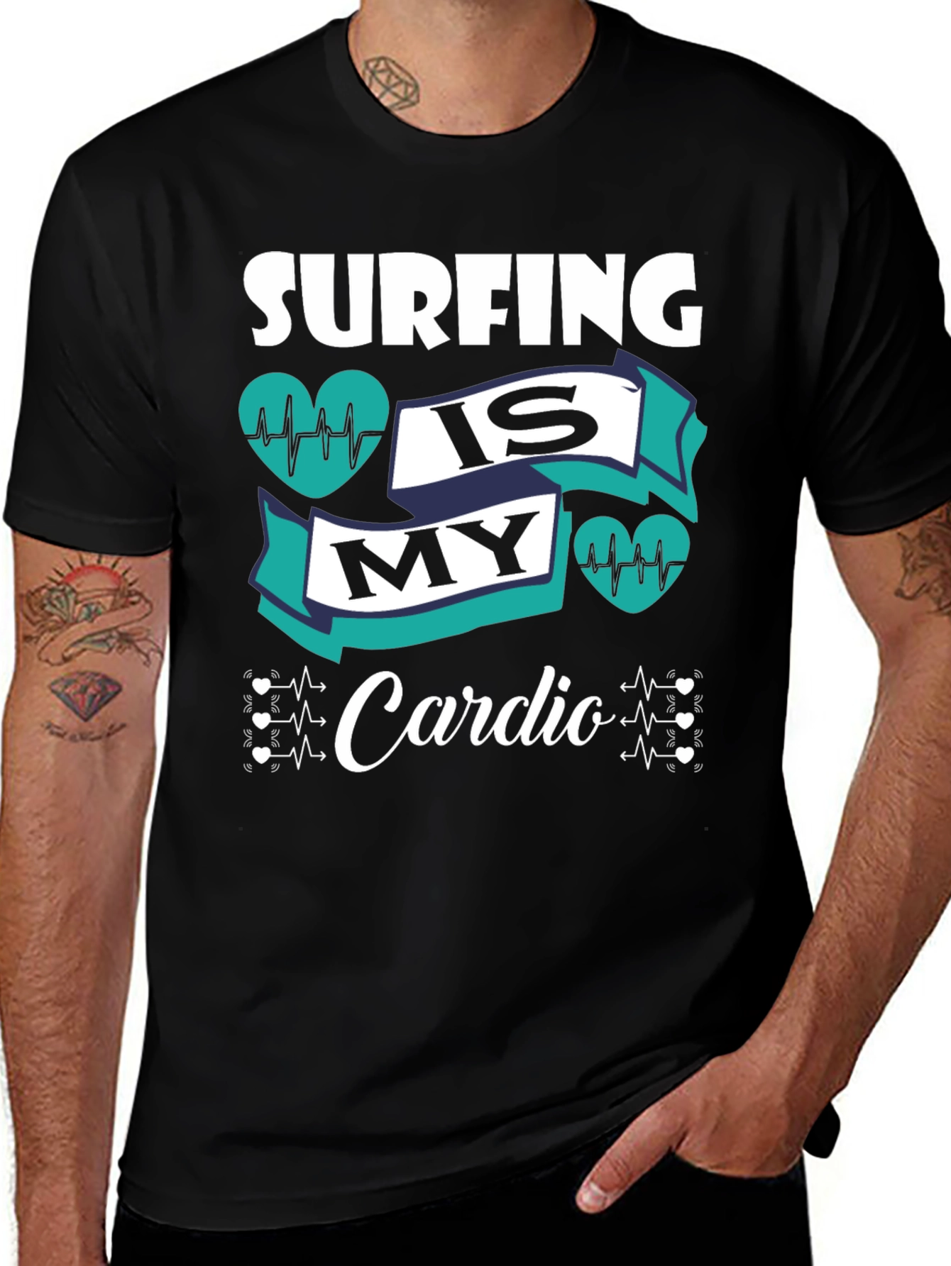Surfing Is My Cardio T-Shirt