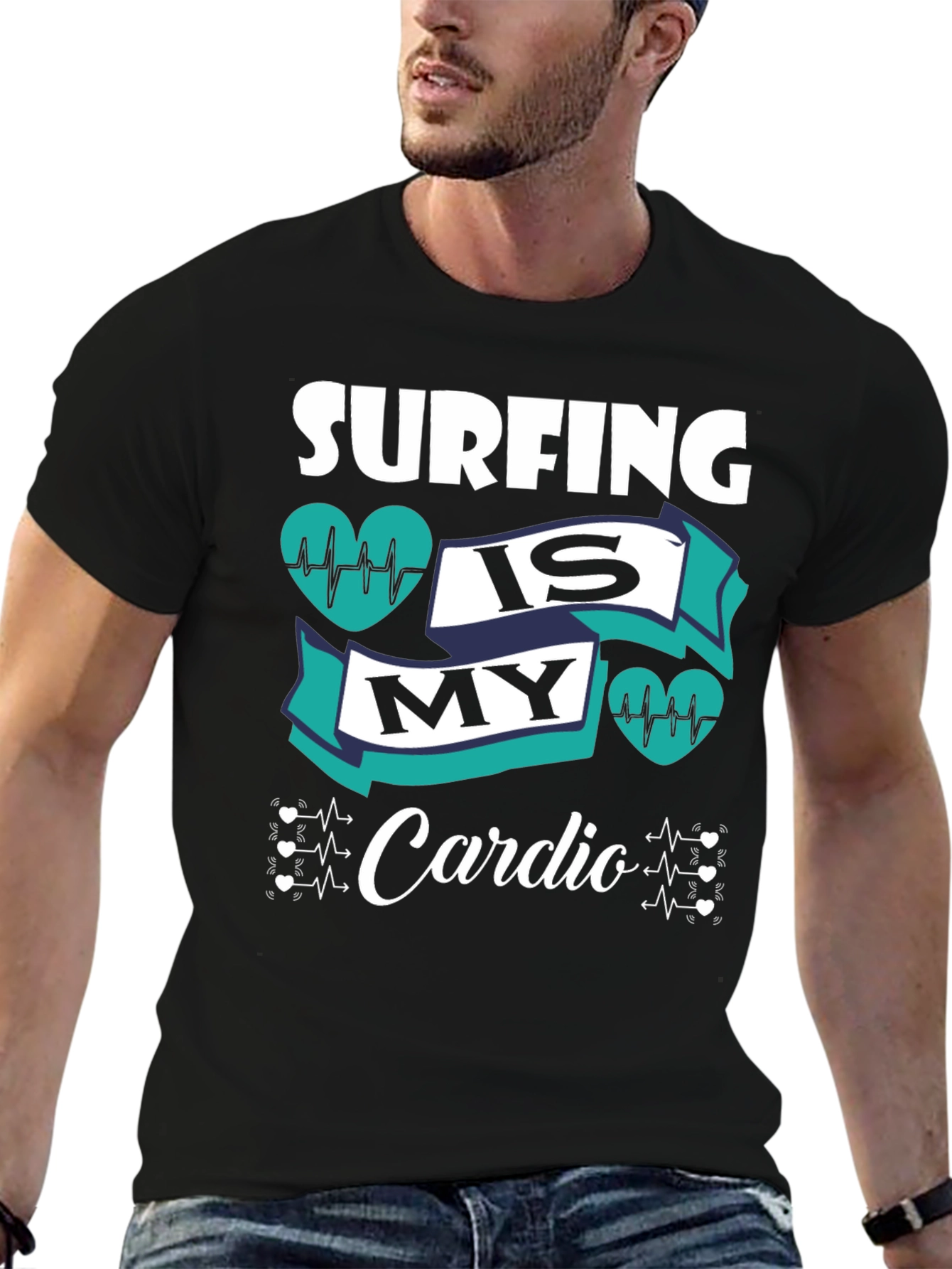 Surfing Is My Cardio T-Shirt