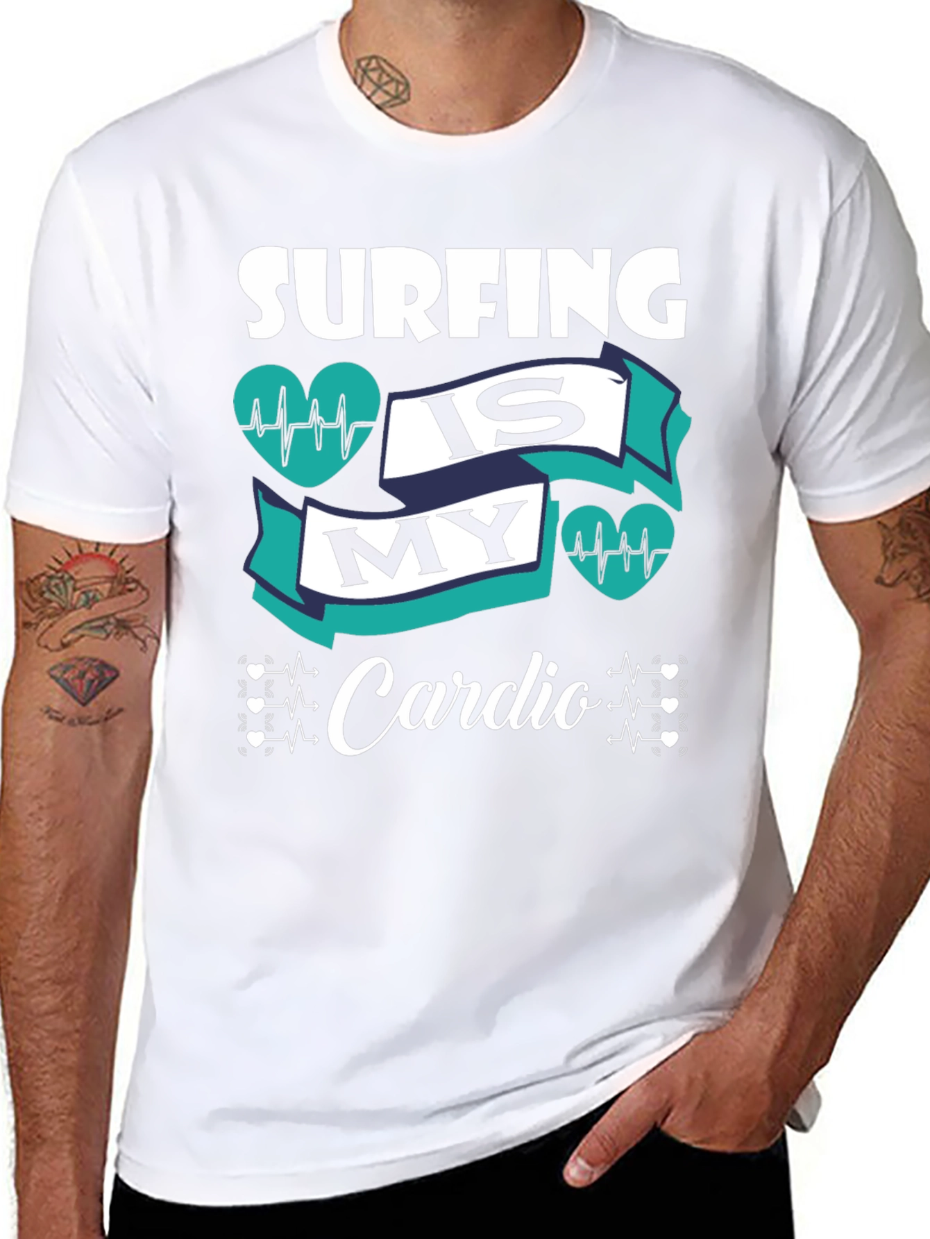Surfing Is My Cardio T-Shirt