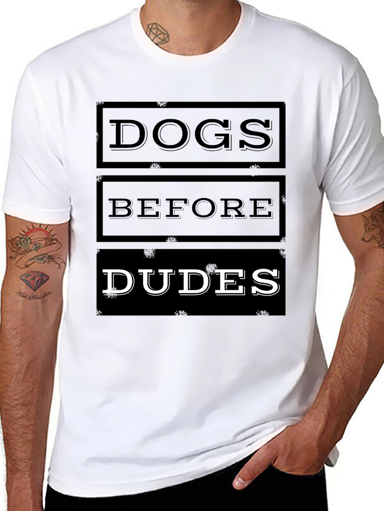 Dogs Before Dudes Graphic T-Shirt