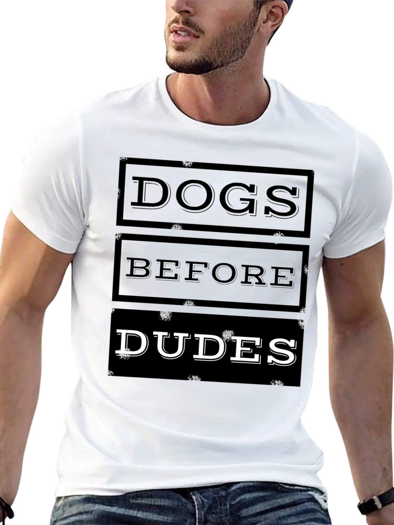 Dogs Before Dudes Graphic T-Shirt