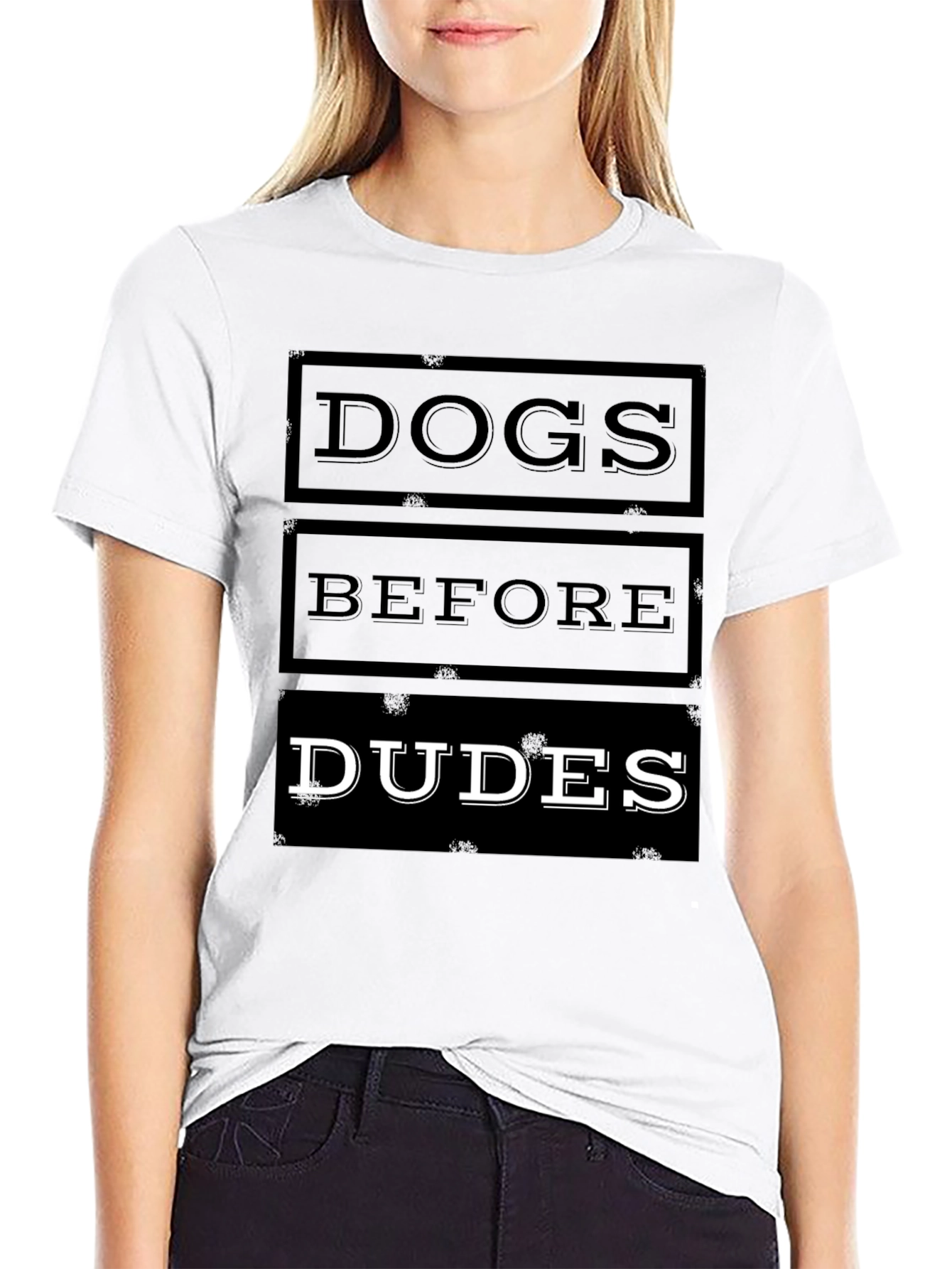 Dogs Before Dudes Graphic T-Shirt