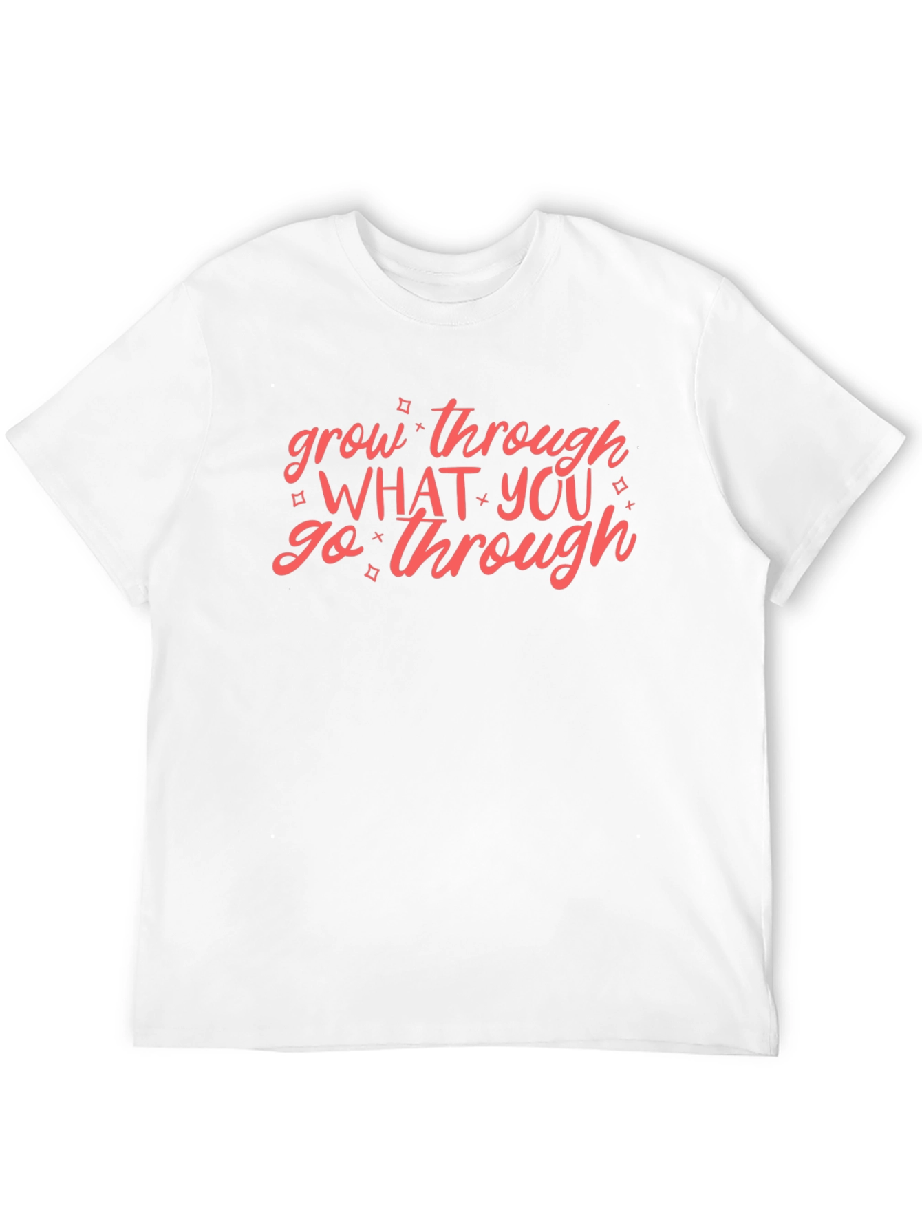 Grow Through What You Go Through Black T-Shirt