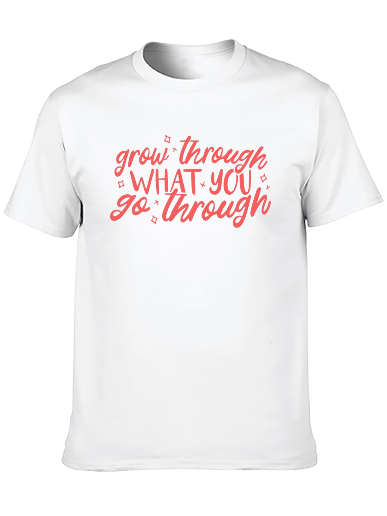 Grow Through What You Go Through Black T-Shirt
