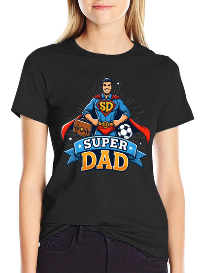 Super Dad Superhero Graphic T-Shirt - Fathers Day Gift