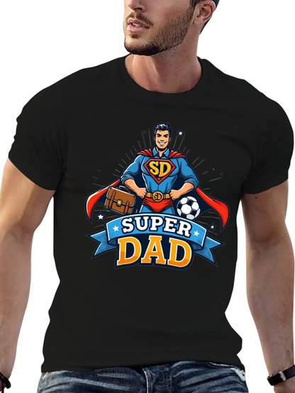 Super Dad Superhero Graphic T-Shirt - Fathers Day Gift