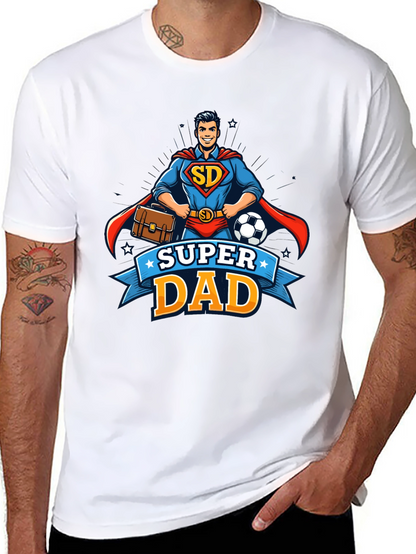 Super Dad Superhero Graphic T-Shirt - Fathers Day Gift