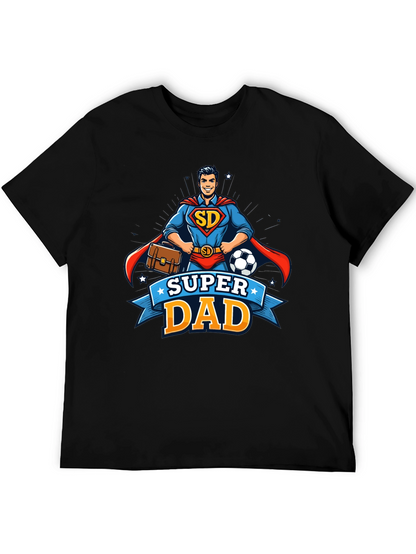 Super Dad Superhero Graphic T-Shirt - Fathers Day Gift