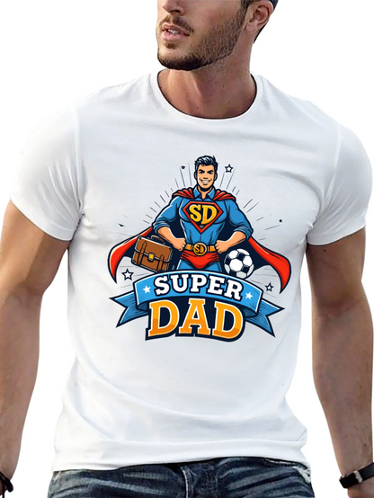 Super Dad Superhero Graphic T-Shirt - Fathers Day Gift