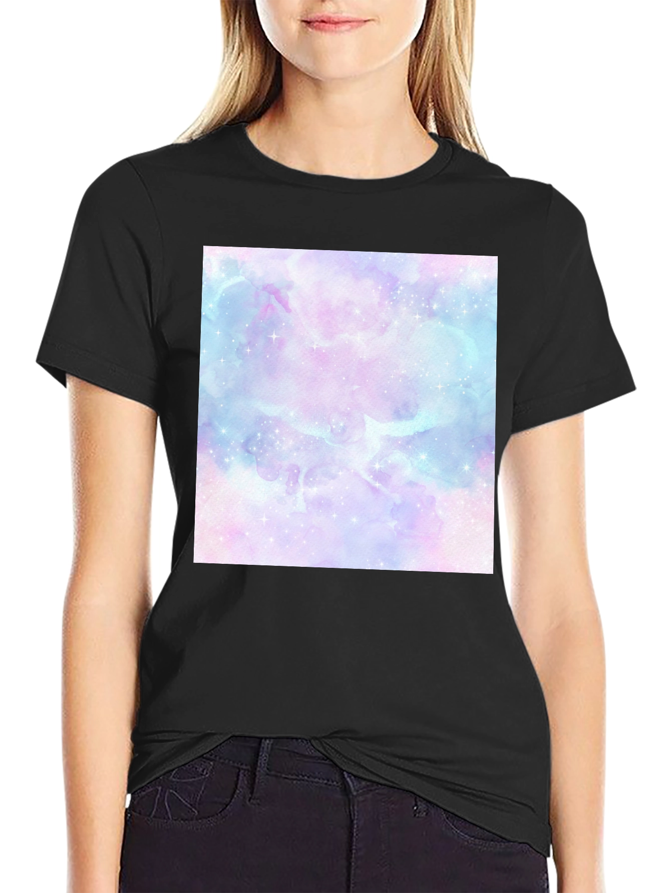 Galaxy Dream T-Shirt - Soft Pastel Print