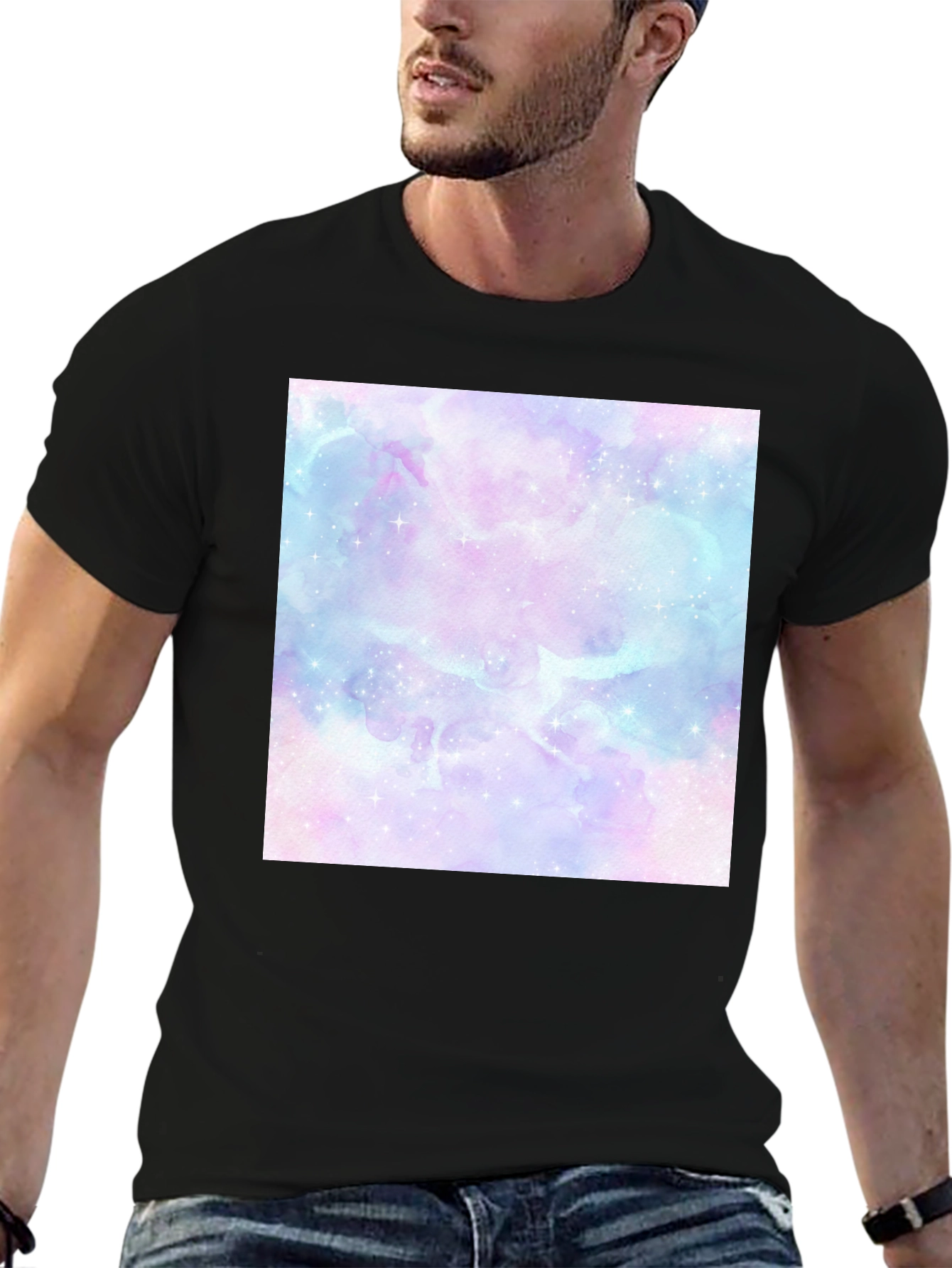 Galaxy Dream T-Shirt - Soft Pastel Print