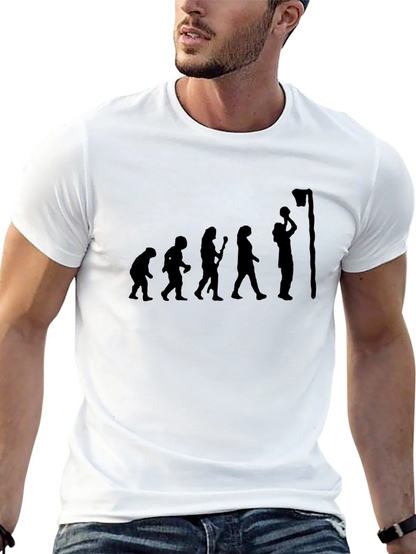 Basketball Evolution Black Graphic Tee