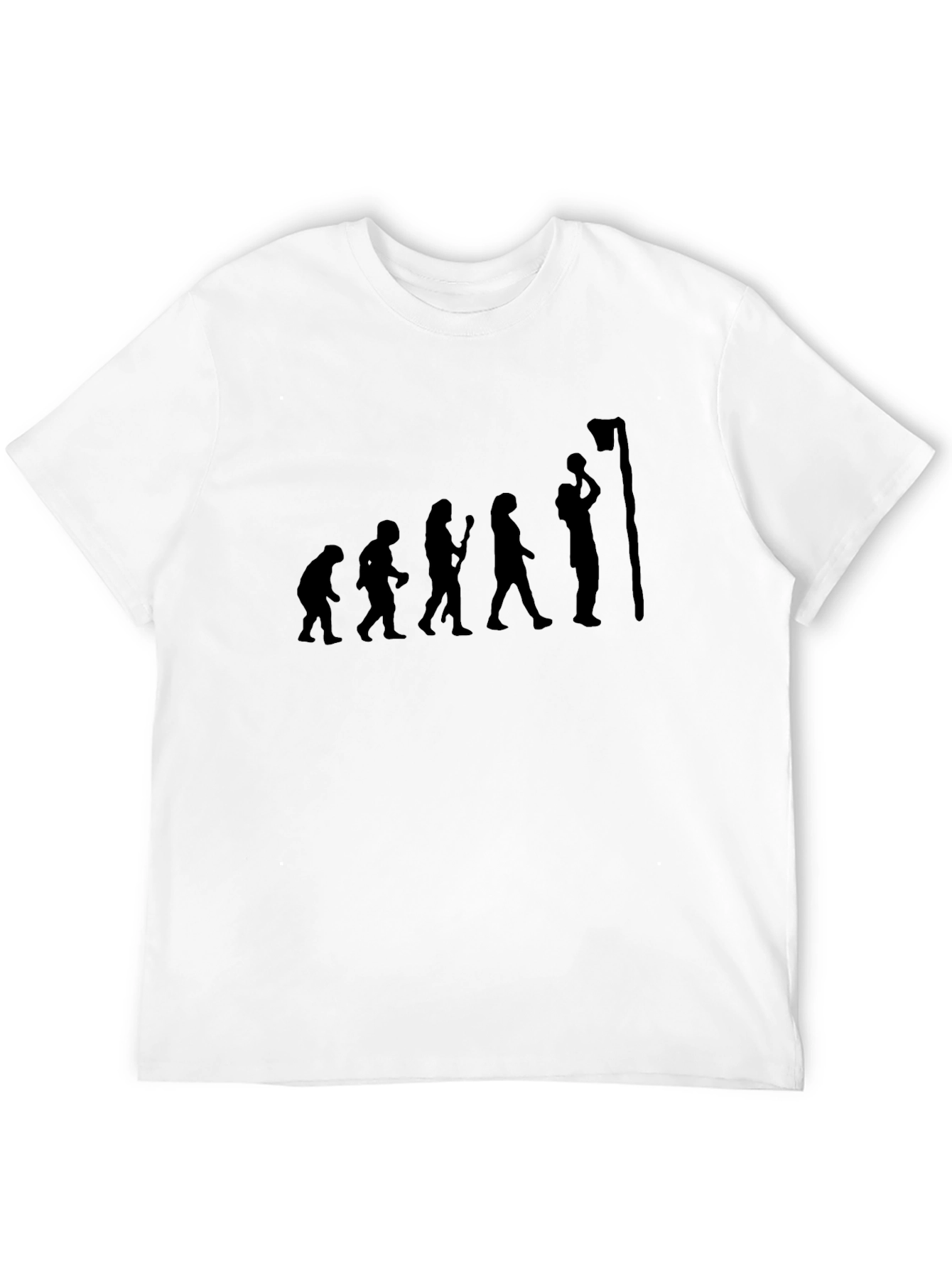 Basketball Evolution Black Graphic Tee
