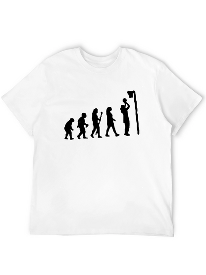 Basketball Evolution Black Graphic Tee