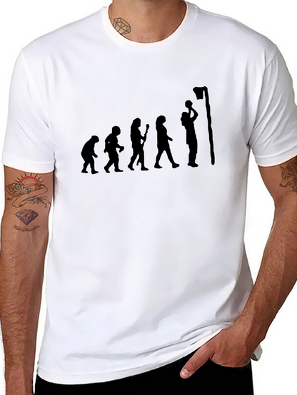 Basketball Evolution Black Graphic Tee