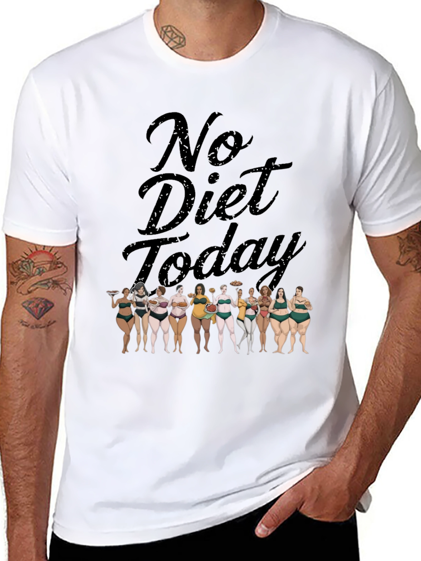 No Diet Today T-Shirt Body Positivity Tee