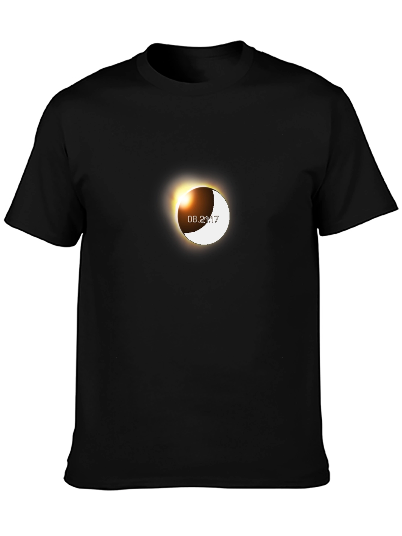Solar Eclipse August 21 2017 Black T-Shirt
