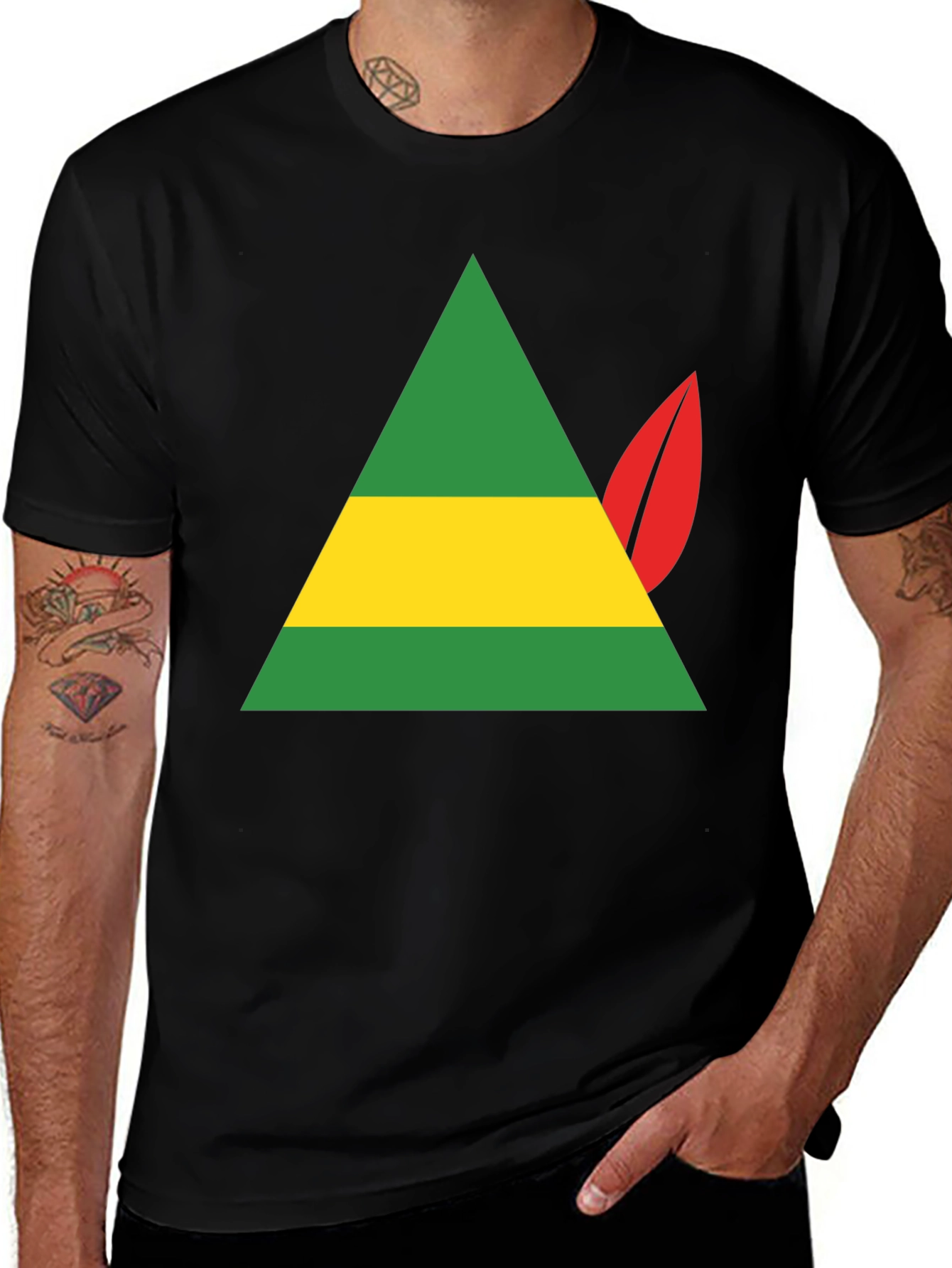Elf Hat T-Shirt - Festive Holiday Apparel