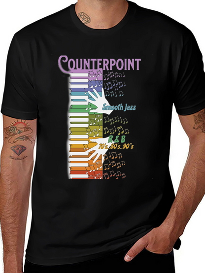 Counterpoint Music Graphic Tee - Retro R&B Smooth Jazz