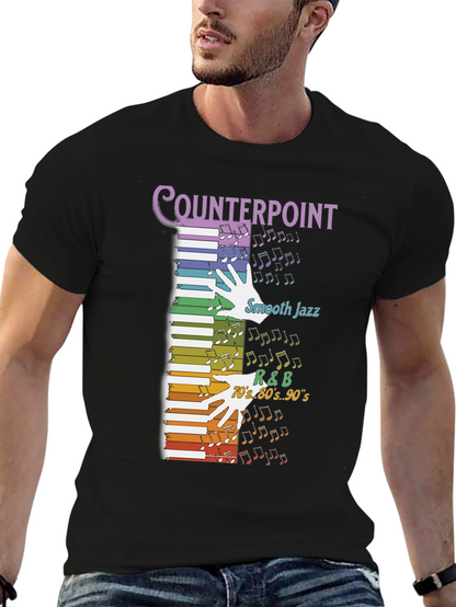 Counterpoint Music Graphic Tee - Retro R&B Smooth Jazz
