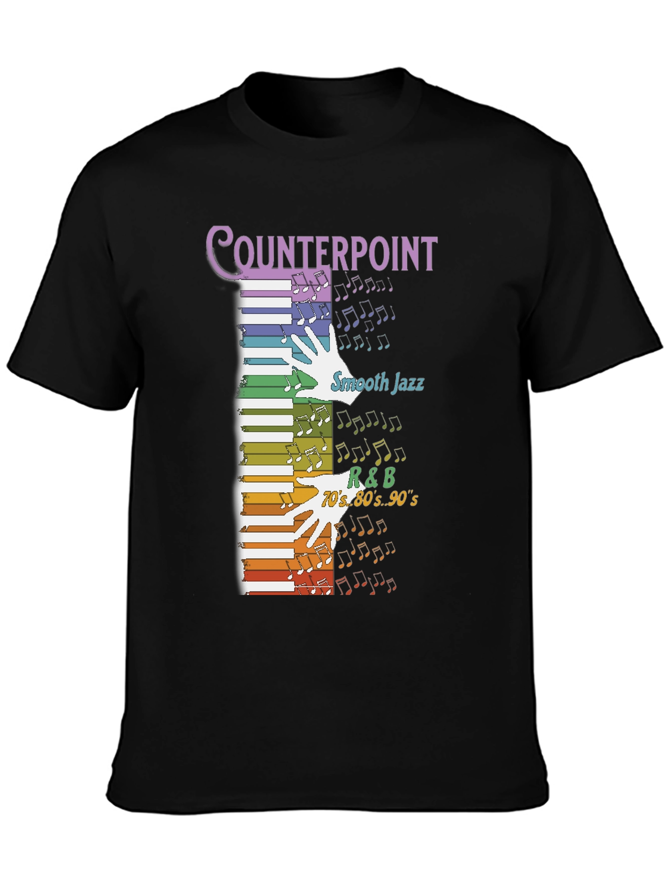 Counterpoint Music Graphic Tee - Retro R&B Smooth Jazz